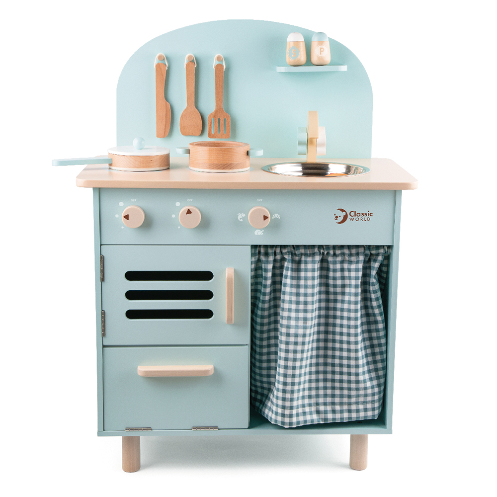 Blue Retro Kitchen