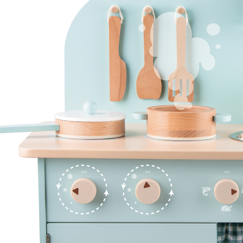 Blue Retro Kitchen