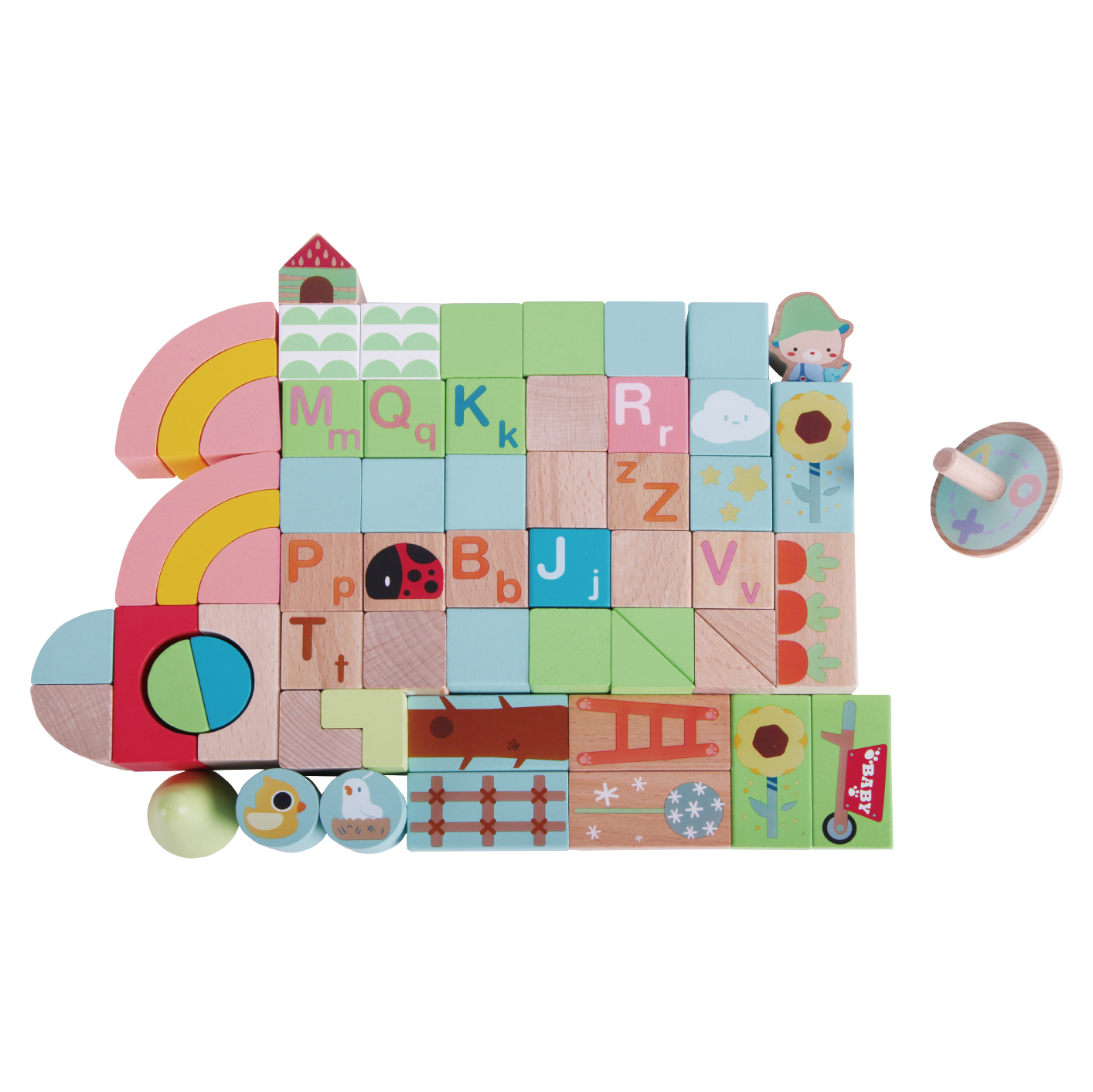 Rainbow Garden 60 pcs